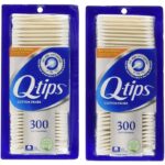 Q-tips Antimicrobial Cotton Swabs, 300 Count (Pack of 2)